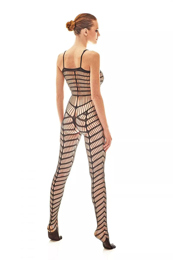 Schwarzer hautenger Bodysuit aus hochelastischem softem Material | Anais apparel