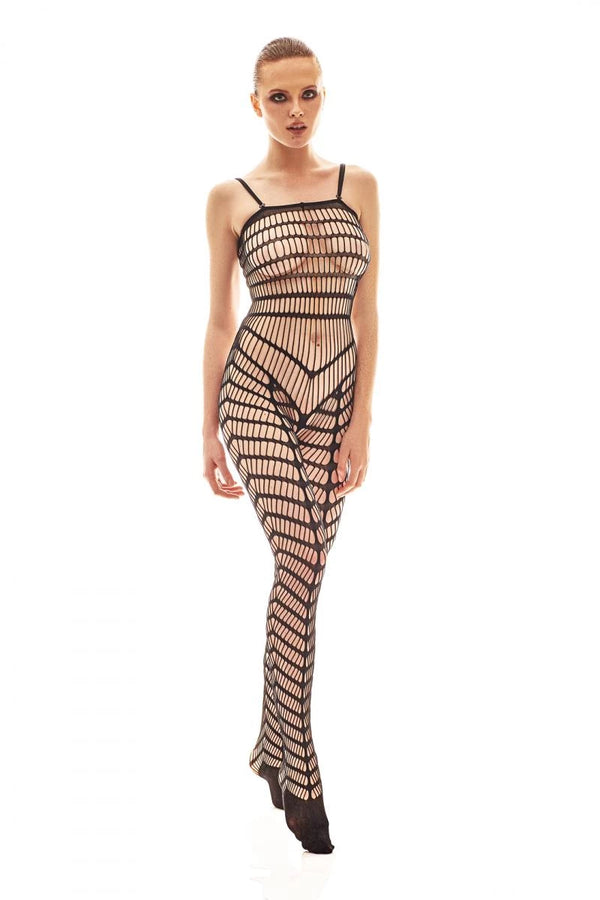 Schwarzer hautenger Bodysuit aus hochelastischem softem Material | Anais apparel