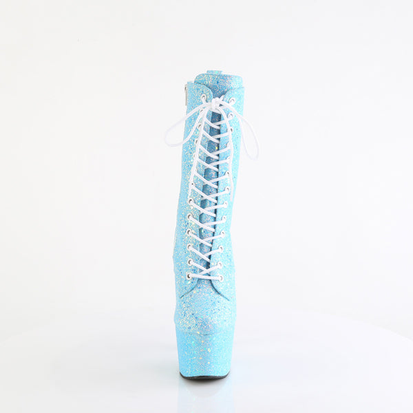 ADORE-1040-IG - Plateau Stiefelette - Blau mit Glitzer | Pleaser_170869.jpg