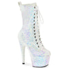 ADORE-1040-IG - Plateau Stiefelette - Weiß mit Glitzer | Pleaser_168794.jpg