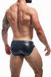 Herren-Badeslip mit herausnehmbarem Suspensorium Schwarz | CUT4MEN