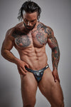 Brazilian Herren-Slip mit seitlichem Clip-Verschluss Schwarz | CUT4MEN