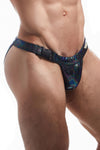Brazilian Herren-Slip mit seitlichem Clip-Verschluss Schwarz | CUT4MEN