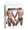 Brazilian Herren-Slip mit seitlichem Clip-Verschluss Schwarz | CUT4MEN