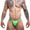 Brazilian Herren-Slip mit seitlichem Clip-Verschluss Grün | CUT4MEN