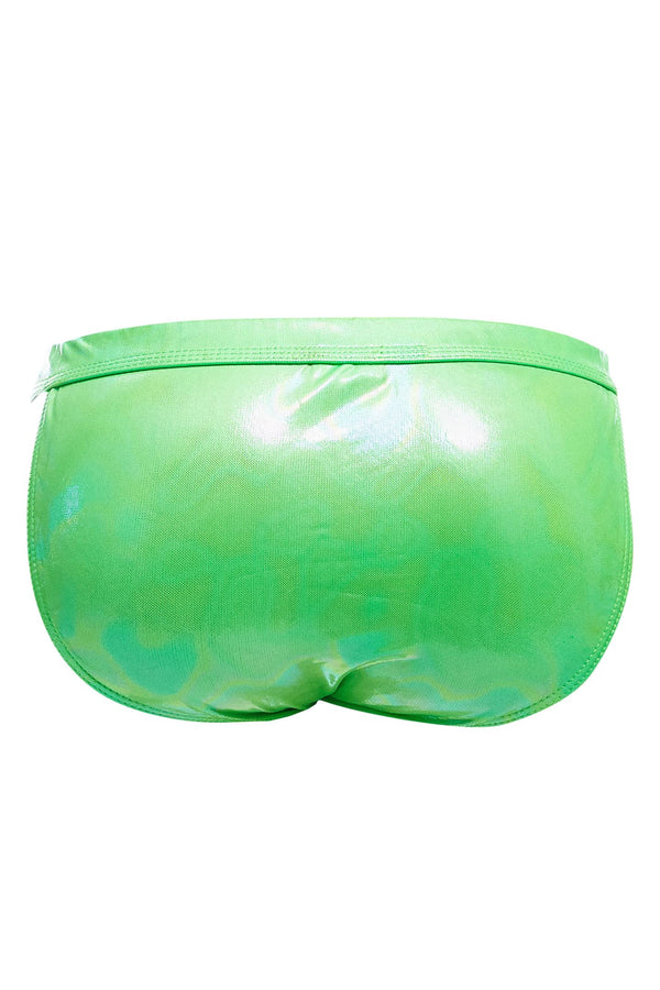 Brazilian Herren-Slip mit seitlichem Clip-Verschluss Grün | CUT4MEN