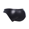Wetlook Herren-Slip mit Druckknöpfen Schwarz | CUT4MEN