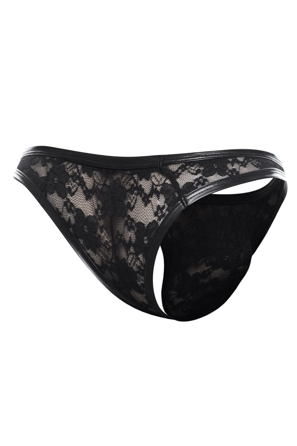 Herren-String mit Spitze Schwarz | CUT4MEN