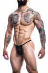 Herren-G-String mit Spitze Schwarz | CUT4MEN