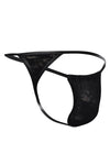 Herren-G-String mit Spitze Schwarz | CUT4MEN