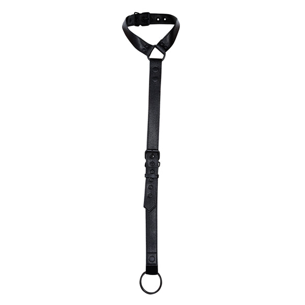 Herren-Harness mit Metallringen und Schnallenverstellung Schwarz | CUT4MEN