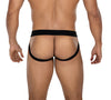 Herren Jock Snap mit Metallringen und Druckknöpfen Grün | CUT4MEN