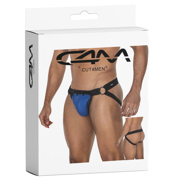 Herren Jock Snap mit Metallringen und Druckknöpfen Königsblau | CUT4MEN