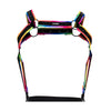 Herren-Brust-Harness mit Metallringen - Pride Edition | CUT4MEN