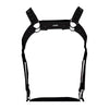 Herren-Brust-Harness mit Metallringen Schwarz | CUT4MEN