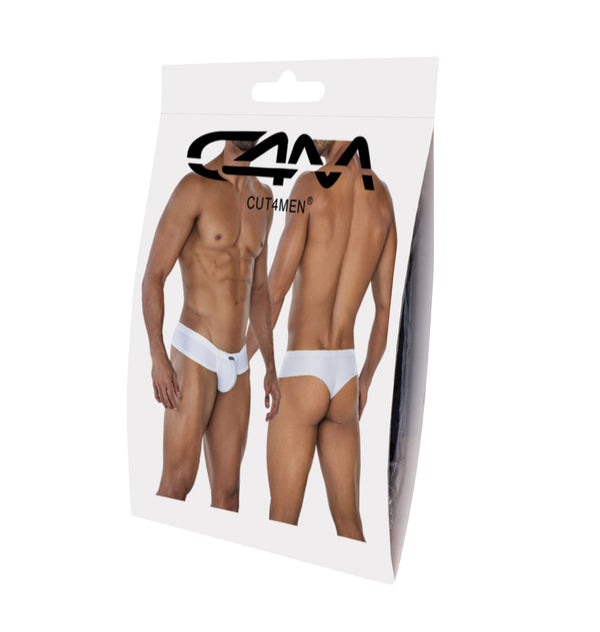 Frecher Herren-Slip Weiß | CUT4MEN