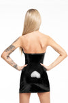 Figurbetontes Minikleid mit seitlichem Reißverschluss | 7Heaven