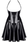 Verführerisches Lack-Minikleid TDJutta001 mit Schnürung | Demoniq SALE