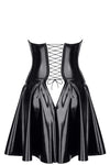 Verführerisches Lack-Minikleid TDJutta001 mit Schnürung | Demoniq