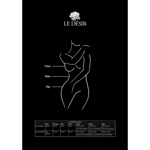 Schwarzer aufreizender Bodystocking in halterloser Strumpfoptik von Le Désir by Shots – Ansicht 14