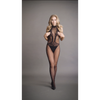 Schwarzer aufreizender Bodystocking aus Spitze mit offenem Schritt von Le Désir by Shots – Ansicht 7
