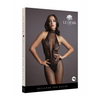 Schwarzer aufreizender Bodystocking aus Spitze mit offenem Schritt von Le Désir by Shots – Ansicht 2