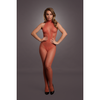 Roter atemberaubender Bodystocking im sinnlichen Mix aus Spitze und Netz von Le Désir by Shots – Ansicht 5