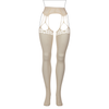 Fleischfarbene verführerische Strapsstrumpfhose im wilden Netzdesign von Le Désir by Shots – Ansicht 14