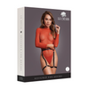 Roter verführerischer Bodysuit mit goldenen Glitzerdetails | Le Désir by Shots