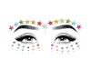 Bunte Sterne und Diamanten Juwelen Sticker | Leg Avenue