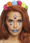 Kostumzubehör - Dia De Los Muertos Juwelen Sticker | Leg Avenue