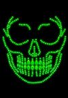 Kostümzubehör - Totenkopf-Gesichtsschmuck-Aufkleber | Leg Avenue