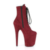 Extrem Plateau Stiefeltetten FLAMINGO-1020FS - Burgunderrot | Pleaser