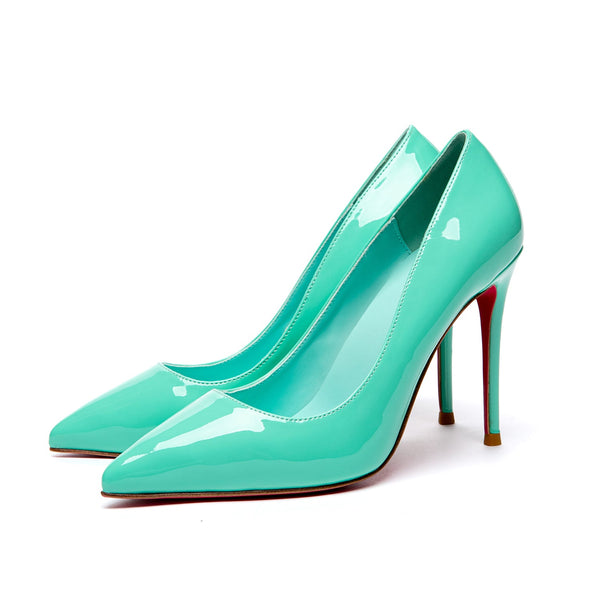 TAYA 100 Pumps in Türkis von Giaro – Ansicht 2