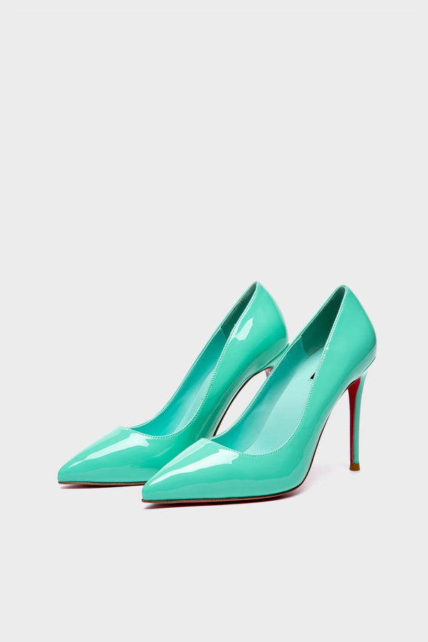 TAYA 100 Pumps in Türkis von Giaro – Ansicht 12