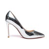 TAYA 100 Pumps in Liquid Silver von Giaro