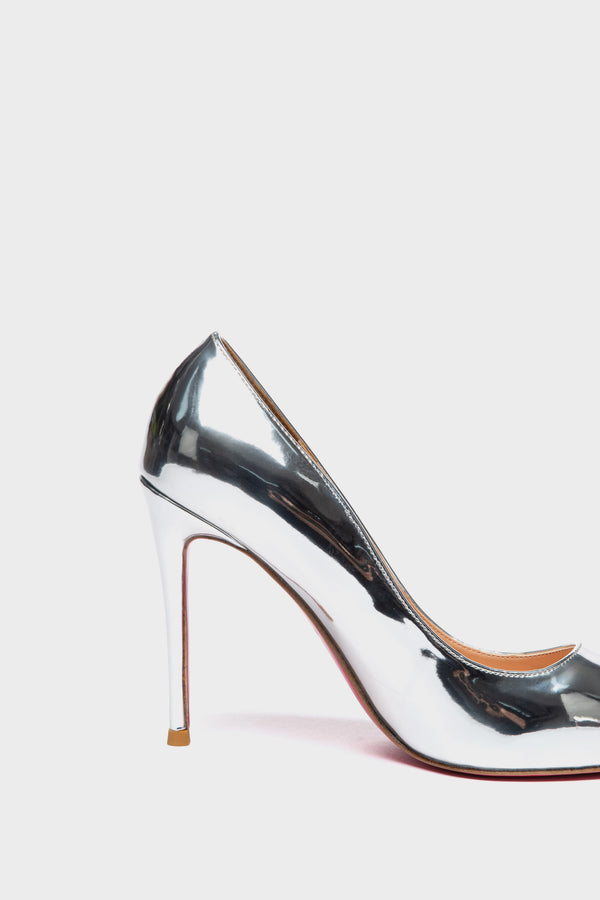 TAYA 100 Pumps in Liquid Silver von Giaro – Ansicht 6