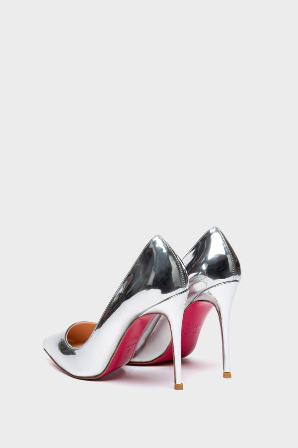 TAYA 100 Pumps in Liquid Silver von Giaro – Ansicht 7