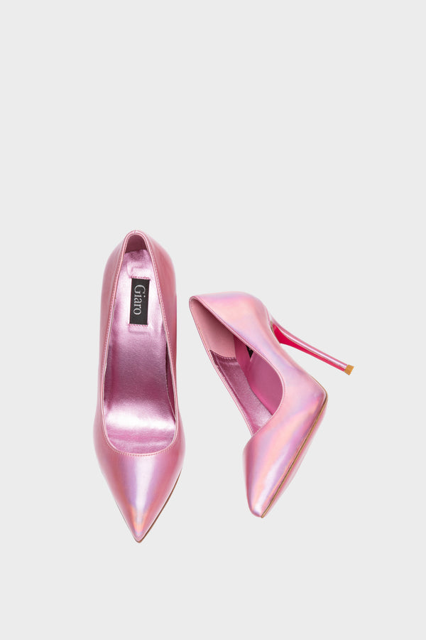 TAYA 100 Pumps in Pink Metallic von Giaro – Ansicht 12
