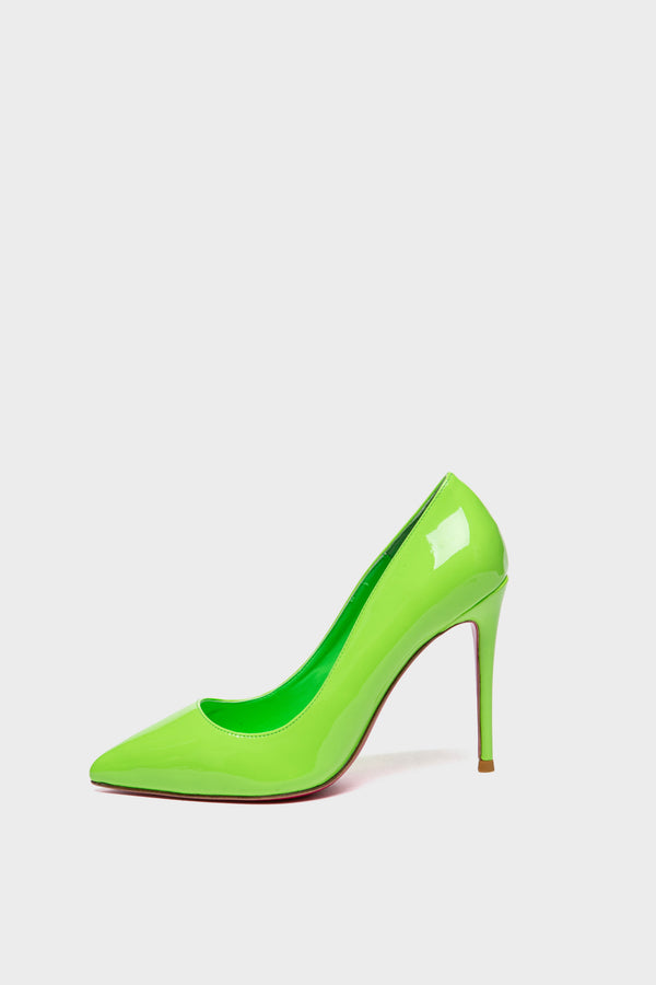 TAYA 100 Pumps in Neongelb von Giaro – Ansicht 5