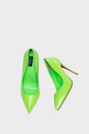 TAYA 100 Pumps in Neongelb von Giaro – Ansicht 7