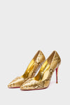 TAYA 100 Pumps in Python Gold von Giaro – Ansicht 7