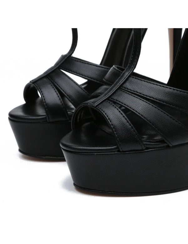 Giaro KARELESS Black Matte SandalenSALE