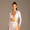 Riviera Mesh Top Weiß | KYNX