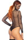 Body und Gesichtsschleier mit Strasssteinen schwarz | Leg Avenue