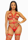 Veganer Leder Harness | Leg Avenue