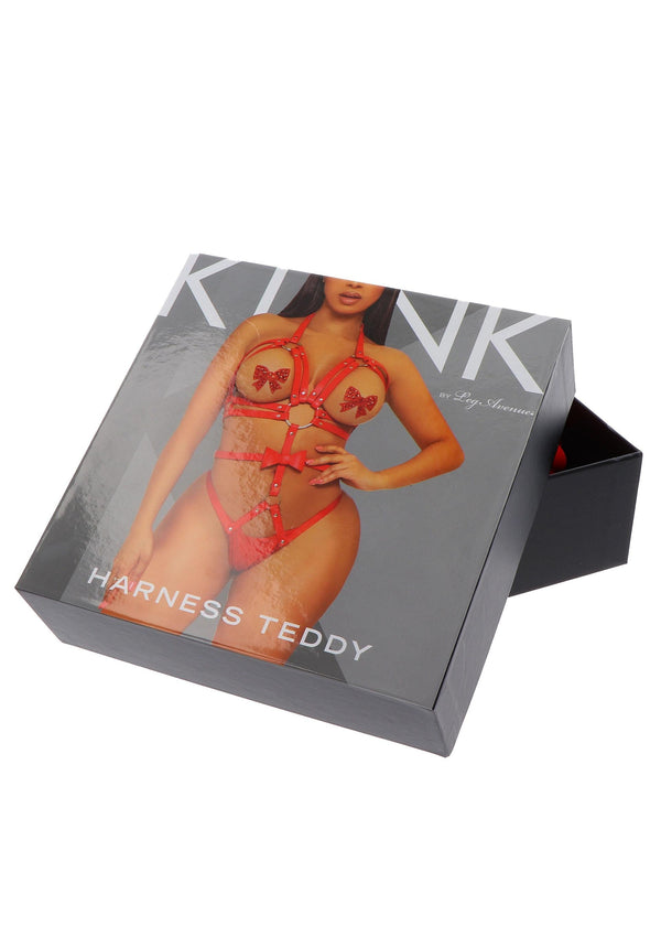 Veganer Leder Harness von Leg Avenue – Ansicht 18