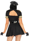 Sexy Pilotin Kostüm schwarz gold | Leg Avenue SALE