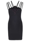 Abendkleid Felicia mit Spaghettiträgern | Leg Avenue