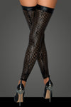 Lasercut Wetlook Strümpfe F236 - Schwarz | Noir Handmade_115073.jpg